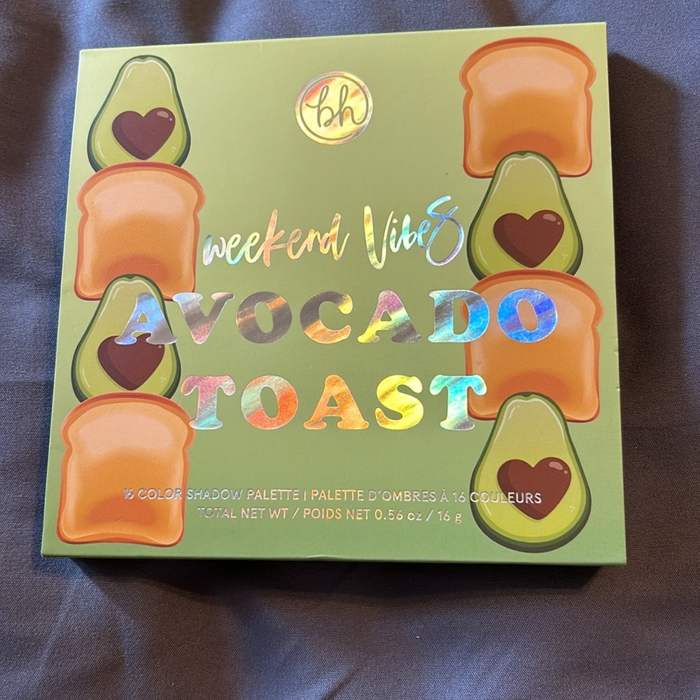 BH cosmetics Avocado Toast Shadow Palette - Picture 7 of 7